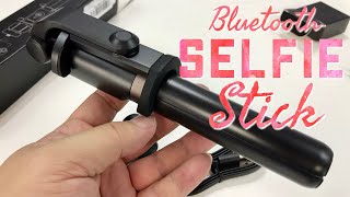 Selfie Stick with Detachable Bluetooth Remote and Tripod Review [upl. by Tocci]