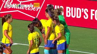 2017 Tournament of Nations USWNT vs Brazil [upl. by Notniuqal]