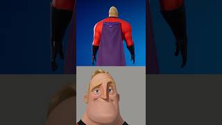 Mr Incredible picks a Back Bling in Fortnite [upl. by Stoops]