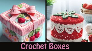 Crochet Boxes So Cute Youll Want to Make Them All 🎁🧵✨ [upl. by Fari]