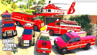 GTA 5  Stealing SECRET EMERGENCY VEHICLES With Franklin  Real Life Cars 41 [upl. by Elton76]