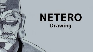 Netero Drawing  TIMELAPSE [upl. by Ynnahc]