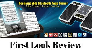 Bluetooth Page Turner Pedal for Tablets iPhone Mac PC by Donner Review [upl. by Aneela]