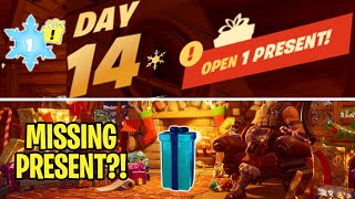 Where is the Last Winterfest Present to Open in Fortnite Open 1 Present [upl. by Stig316]