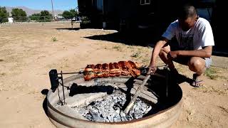 Roast boneless pork belly Cebu lechon  Roast pork belly porchetta [upl. by Vachill]