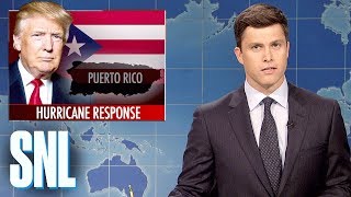 Weekend Update on Hurricane Maria  SNL [upl. by Beckerman185]