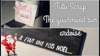 Tuto Scrap Thé ou café gourmand 53 [upl. by Nevarc]