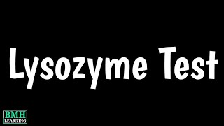 Lysozyme Blood Test  Lysozyme Titration Test  Differential Diagnosis Of Leukemia [upl. by Lacram]