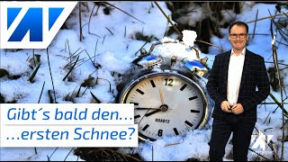 Endlich Winterzeit Der erste Schnee bis ins Flachland Kommt der Wintereinbruch schon im November [upl. by Luise]