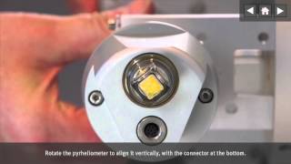 Part 3  installation of a pyrheliometer [upl. by Latrice]