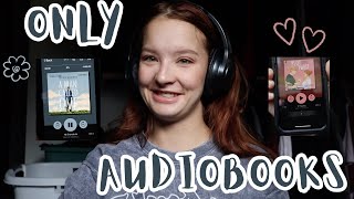 reading only audiobooks for a week 📚🎧 [upl. by Alek]