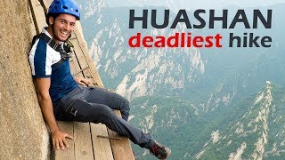 Deadliest Hiking Trail in the World  Huashan Mountain [upl. by Dedie]