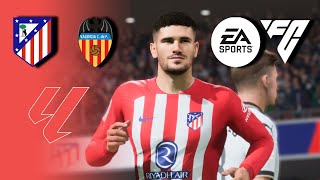 Atletico Madrid vs Valencia • LaLiga EA Sports 202324 [upl. by Derr965]