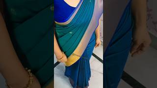 how to wear pre pleated saree perfectly saree prepleatedsaree sareedraping [upl. by Tabshey]