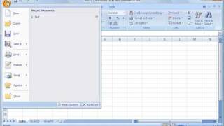 Excel 2007 Tutorial 1 Intro [upl. by Persson207]