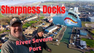 Exploring Sharpness Docks  An inland port on the River Severn  UK [upl. by Atikam]