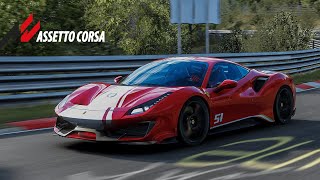 FERRARI 488 PISTA PILOTI DEUTSCHLANDRING LAPS [upl. by Kravits57]