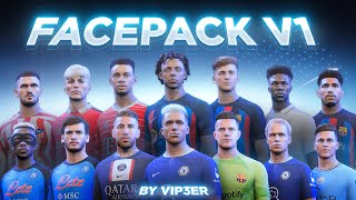 FacePack V1 By ViP3eR For FIFA23 FREE  Tutorial  TU15 [upl. by Notsej]