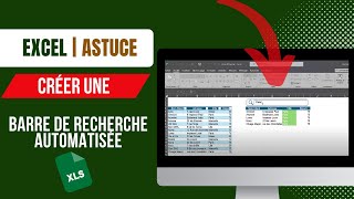 Excel Créer Une Barre De Recherche Sur Plusieurs Critères [upl. by Nishom]