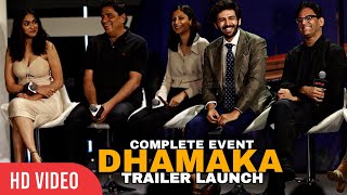 Dhamaka Official Trailer Launch  Kartik Aaryan Mrunal Thakur  Netflix India UNEDITED FULL VIDEO [upl. by Wellesley]