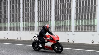 DUCATI 1299 Superleggera and BMW S1000RR Highway DriveAkrapovic and Arrow full exhaust sound [upl. by Hassett270]