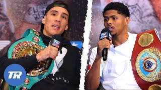 Best Highlights From Todays Oscar Valdez vs Shakur Stevenson Press Conference [upl. by Trbor712]