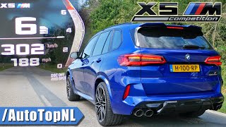 BMW X5M COMPETITION 0300kmh ACCELERATION amp SOUND by AutoTopNL [upl. by Eisele557]