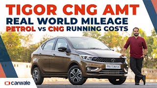 5 Positives amp 2 Negatives of Tata Tigor CNG AMT  PetrolCNG Running Costs Explained  Mileage Test [upl. by Rogerio]