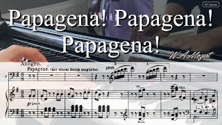 Papagena Papagena Papagena  Karaoke Piano accompaniment Die Zauberflöte [upl. by Eiuqram]