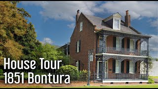 House Tour 1851 Bontura  Natchez MS [upl. by Eekram533]