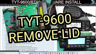 TYT MD9600RT90  REMOVE LID LOOK AT MAIN BOARD VERSION [upl. by Llet]