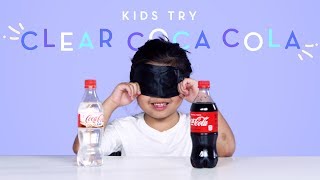 Kids Try Clear Coca Cola  Kids Try  HiHo Kids [upl. by Asseneg943]