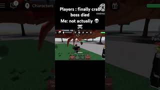 Players vs crab boss tsb crabbossdjanimeedits [upl. by Grote679]