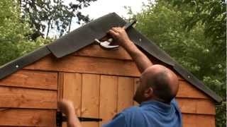 How to Felt a Shed Roof Easy StepbyStep DIY Shed Roof Repair Guide  Felting a Shed Roof [upl. by Pelagias]