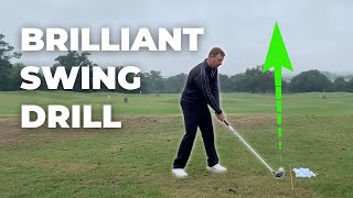 BRILLIANT swing DRILL to help you RELEASE the clubhead for increased DISTANCE [upl. by Negah557]