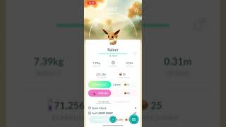 All Eevee evolution names Pokemon Go [upl. by Norre461]