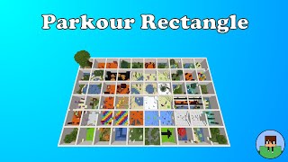 Parkour Rectangle  Minecraft Map Trailer [upl. by Doersten91]