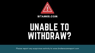 bitamkrcom Review Unable to Withdraw Issue [upl. by Aihsenal895]