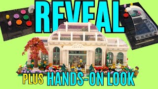 Hands On with the NEW LEGO Botanical Garden OFFICIAL REVEAL [upl. by Bysshe]