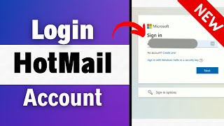 How to Login Hotmail Account on PC 2023 Sign In to Outlook Account on PC [upl. by Iroj]