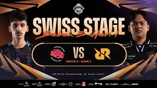 ID M6 Swiss Stage Hari 3  Babak 3  TWISTED MINDS VS RRQ HOSHI  Game 3 [upl. by Alrahs60]