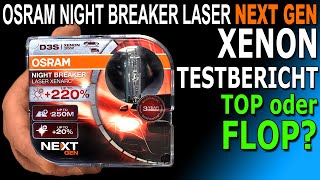 💡 TESTBERICHT Osram Night Breaker Laser NEXT GEN 220 Xenon Vergleichstest Comparison Test Lux [upl. by Alemrac]