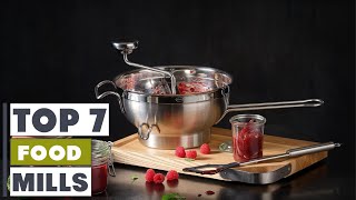 7 Best Food Mills for Effortless Cooking Prep [upl. by Anaicilef113]