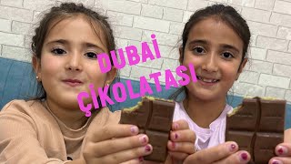 DUBAİ ÇİKOLATASI A101 VE BİM ABUR CUBURLARINI TADIYORUZ [upl. by Ailegra]