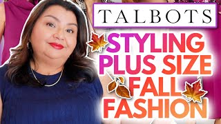 Refresh Your Plus Size Fall 2024 Wardrobe  Talbot’s Fall Try On Haul [upl. by Broderick]