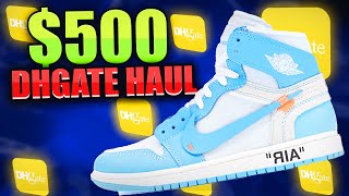 500 DHGATE Sneaker Haul 10KG DHGATE HAUL 2024 DHGATE HAUL [upl. by Sanalda826]