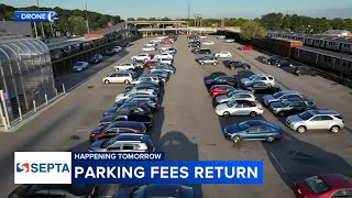 After 4 years SEPTA to reinstate phasedin parking fees on Monday [upl. by Adnuahs268]