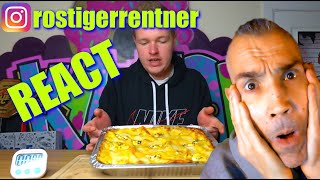 KyleVfood 😉 EPIC CHEESY BACON LASAGNE CHALLENGE  😃 REACT MIT ROSTI 03  FOOD ESSEN YUMMY [upl. by Auhoj303]