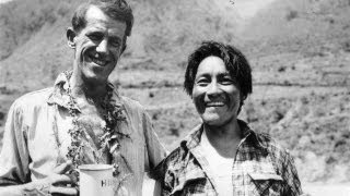 Edmund Hillary and Tenzing Norgay climb Everest  1953 archive video [upl. by Noyad968]