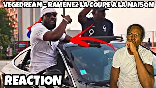 AMERICAN REACTS TO FRENCH RAP  VEGEDREAM  RAMENEZ LA COUPE A LA MAISON [upl. by Tally686]